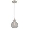 Westinghouse Pendant 60W Mini Kelcie, Brushed Nickel Crystal Jewel Shade 6103700 - alternate 1